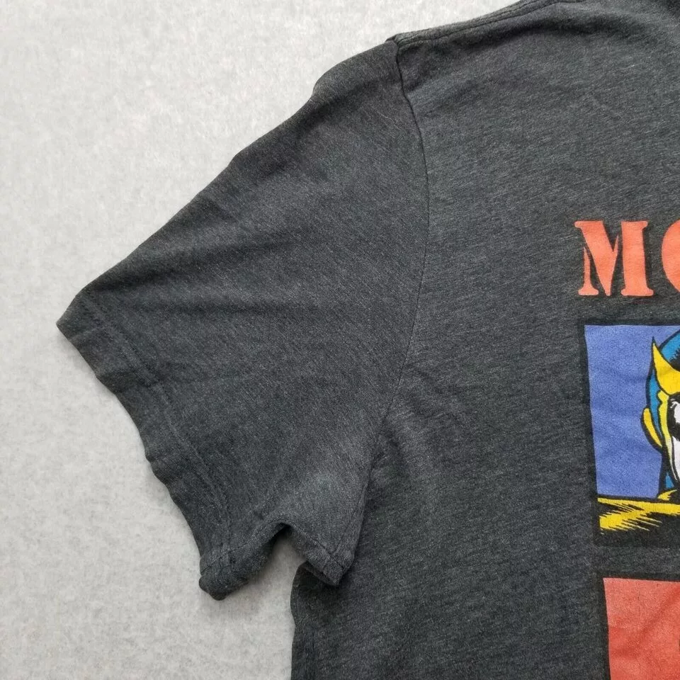 Marvel Comics Short Sleeve T Shirts Marvel Comics Marvel Shirt Mens 2XL Most Wanted Marvel Characters Gray