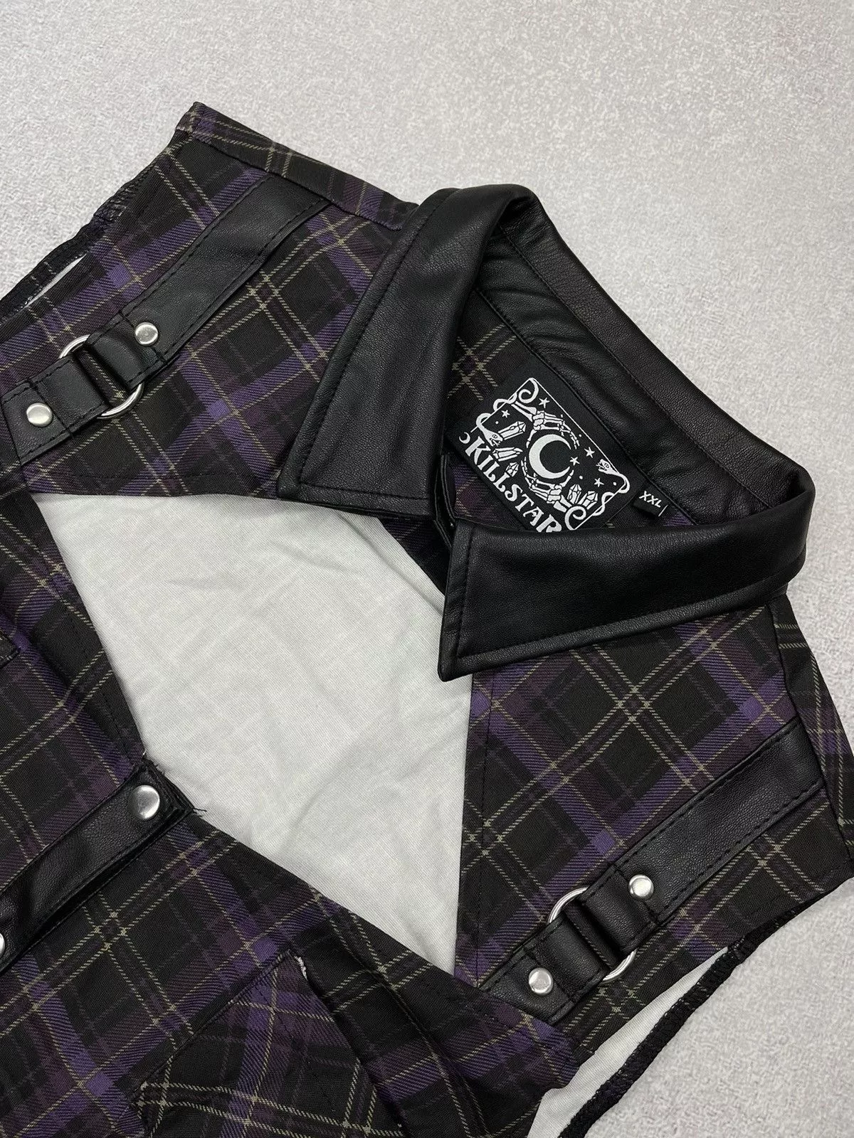 Killstar Button Ups Killstar × Vintage Killstar Women’s Light Jacket Into a cage Black Streetwear