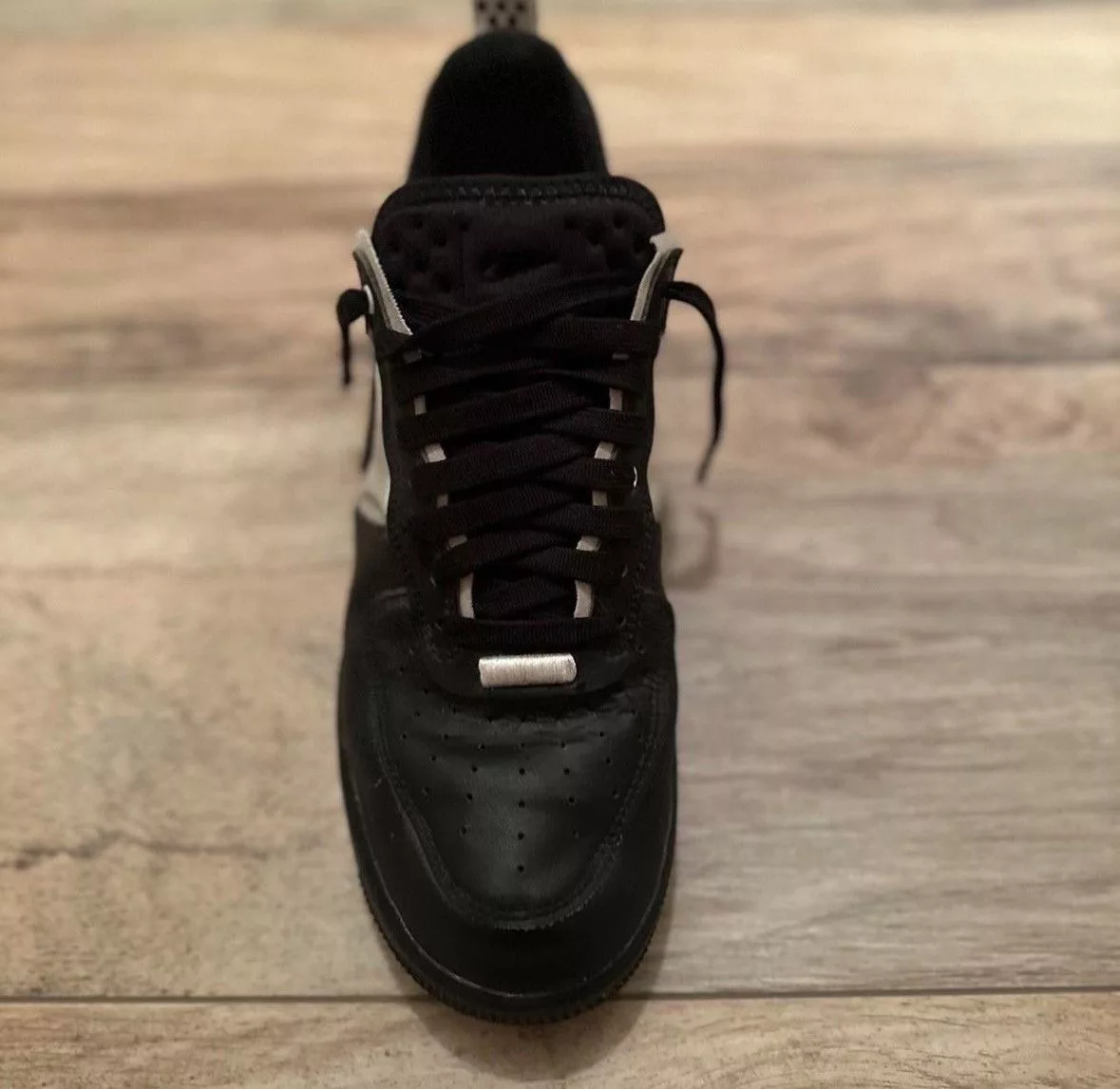 Nike Low Top Sneakers Nike Air Force 1 React Black