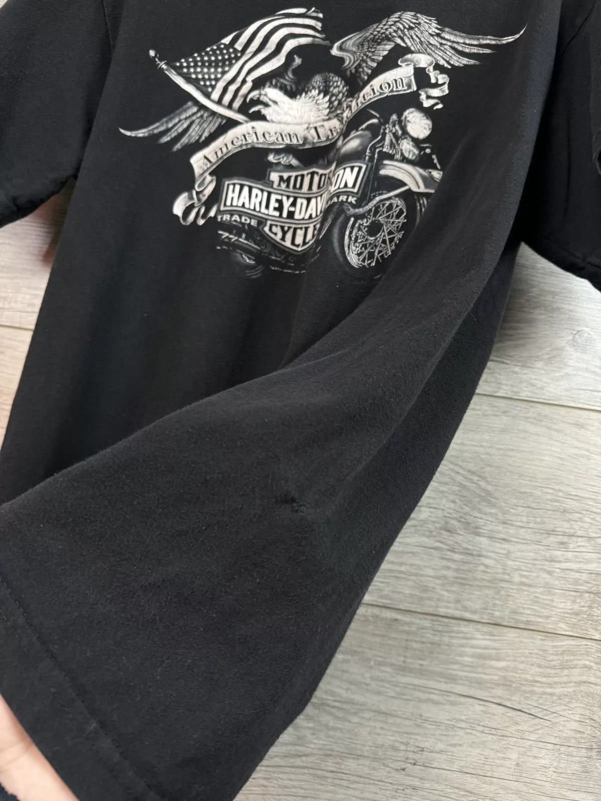 Harley Davidson Jerseys Harley Davidson × Vintage HARLEY DAVIDSON WILD FIRE VILLA PARK SIZE XL Black Streetwear