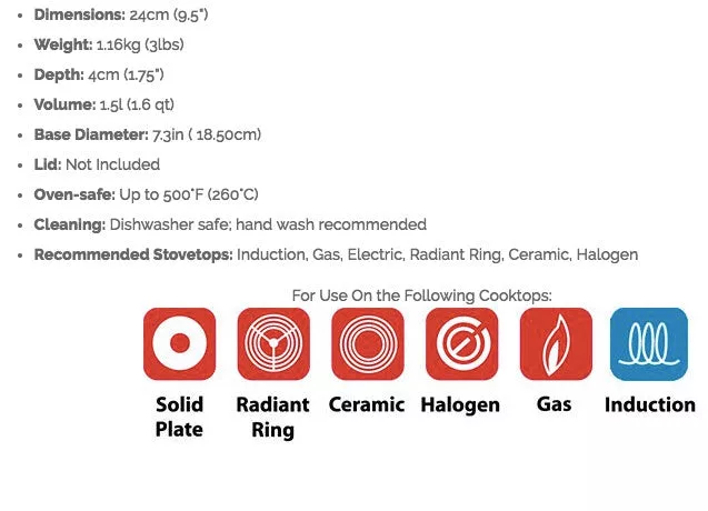 XD Induction 9.5" Fry Pan