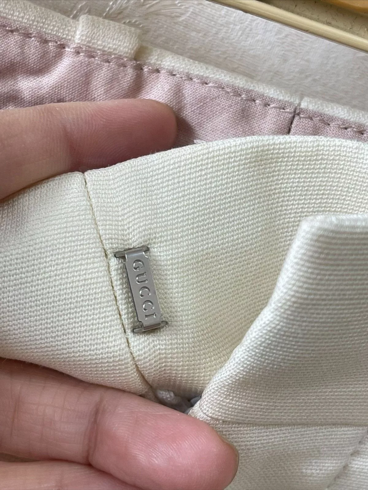 Gucci Pants Gucci classic trousers 38 White