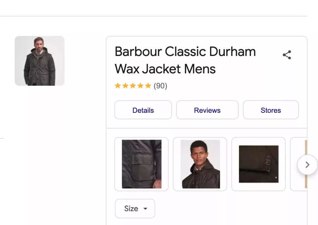 Barbour Light Jackets Barbour Classic Durham Wax Jacket Green