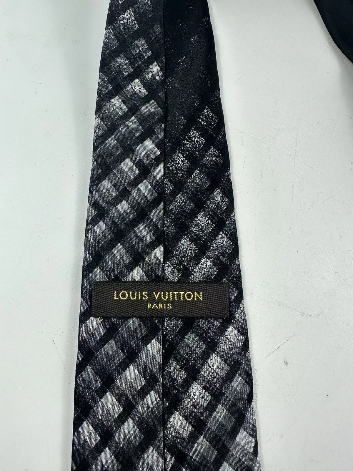Louis Vuitton Ties Pocketsquares LOUIS VUITTON TIE Black