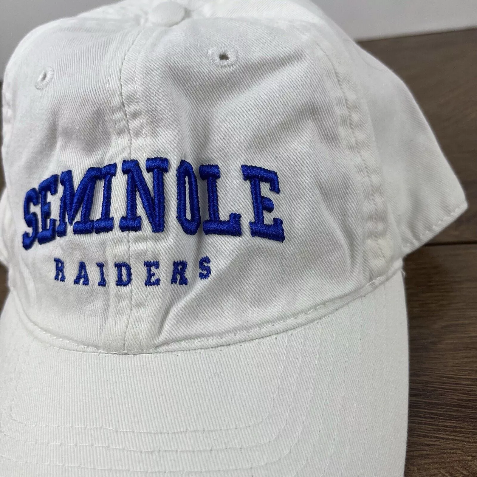 Other Hats Other Seminole Raiders Hat White Hat Adjustable White Adult Size H