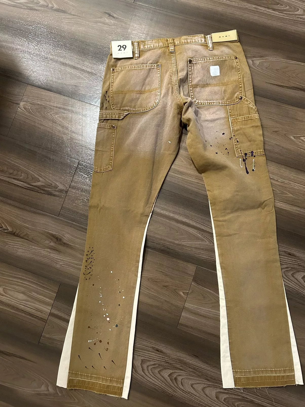 MNML Denim Mnml flare pants Beige