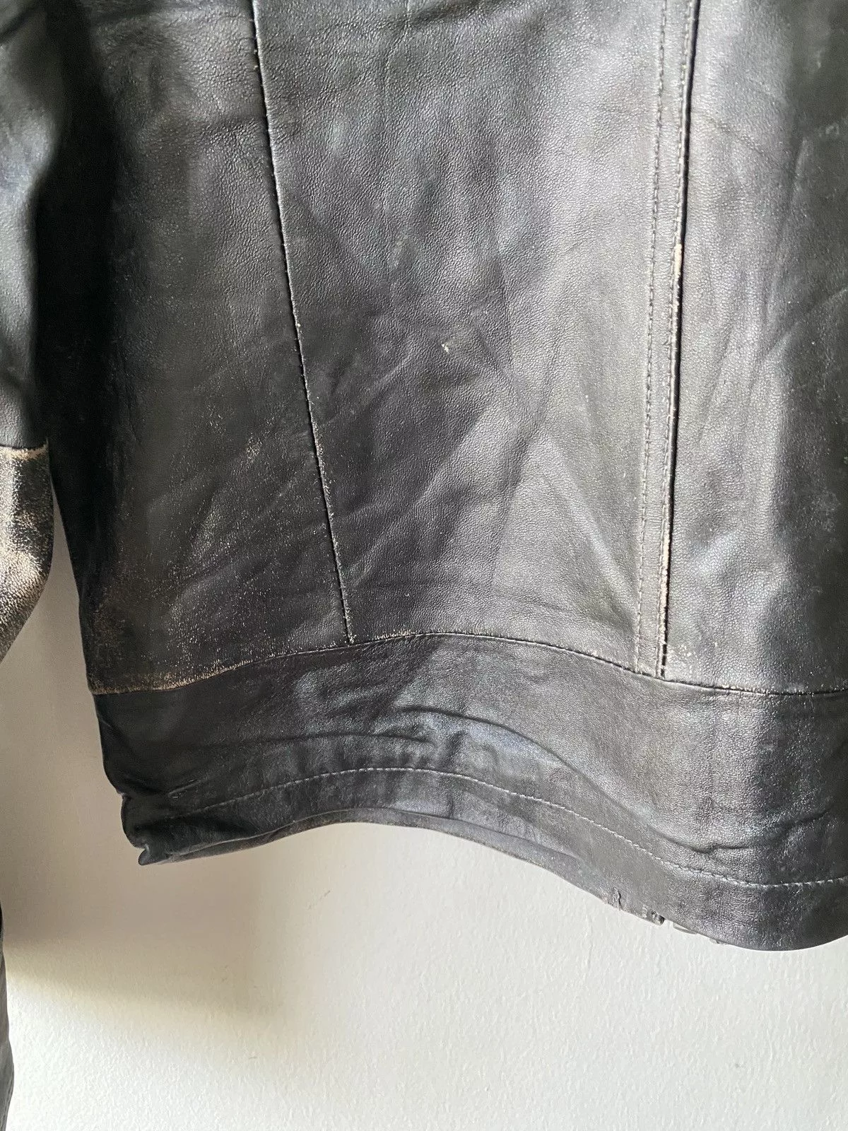 G-Star Leather Jackets G-Star G Star Raw 3301 Multipocket Leather Jacket Black