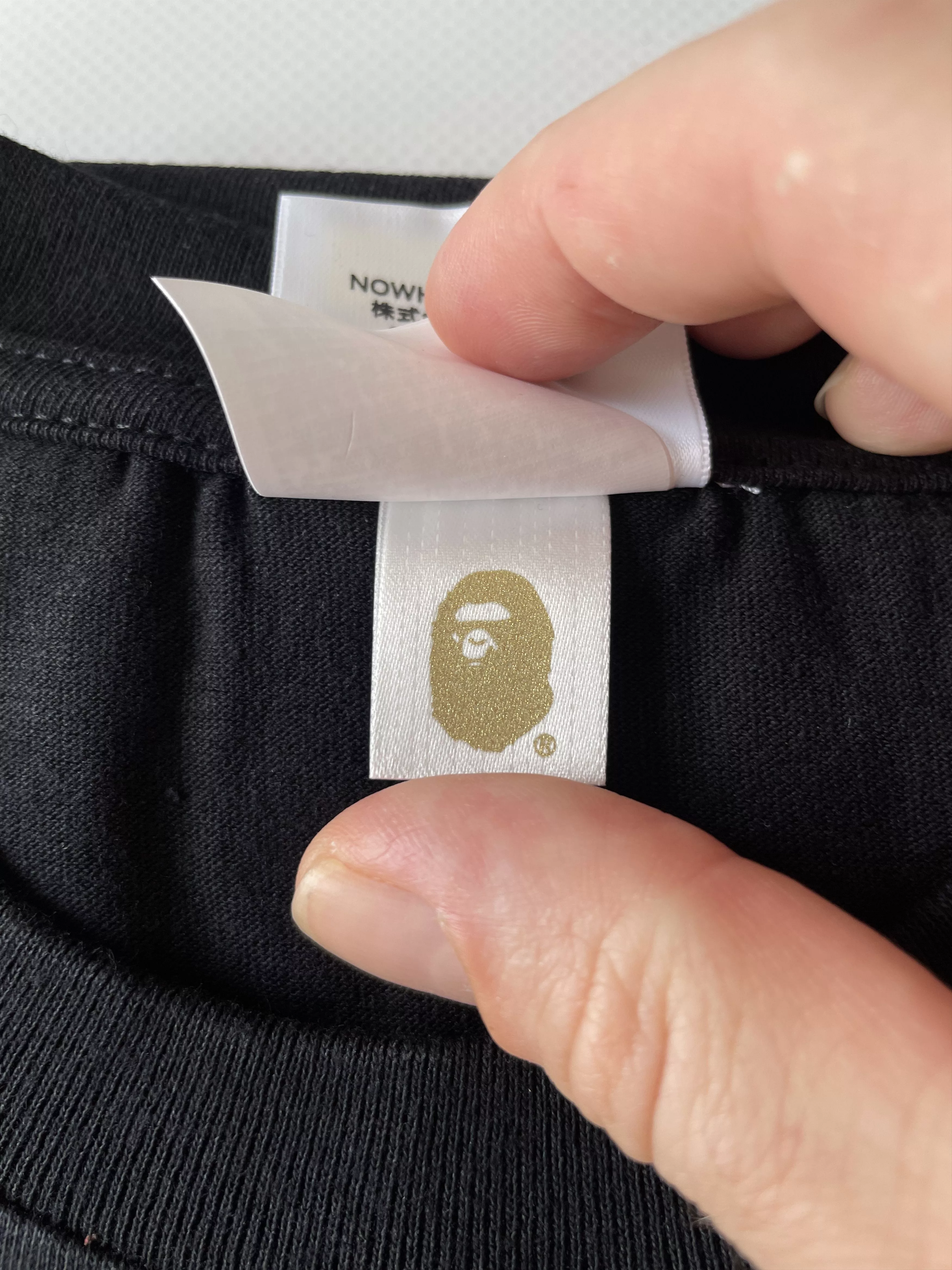 Bape Short Sleeve T Shirts BAPE JAPANESE SEAL TEE Black