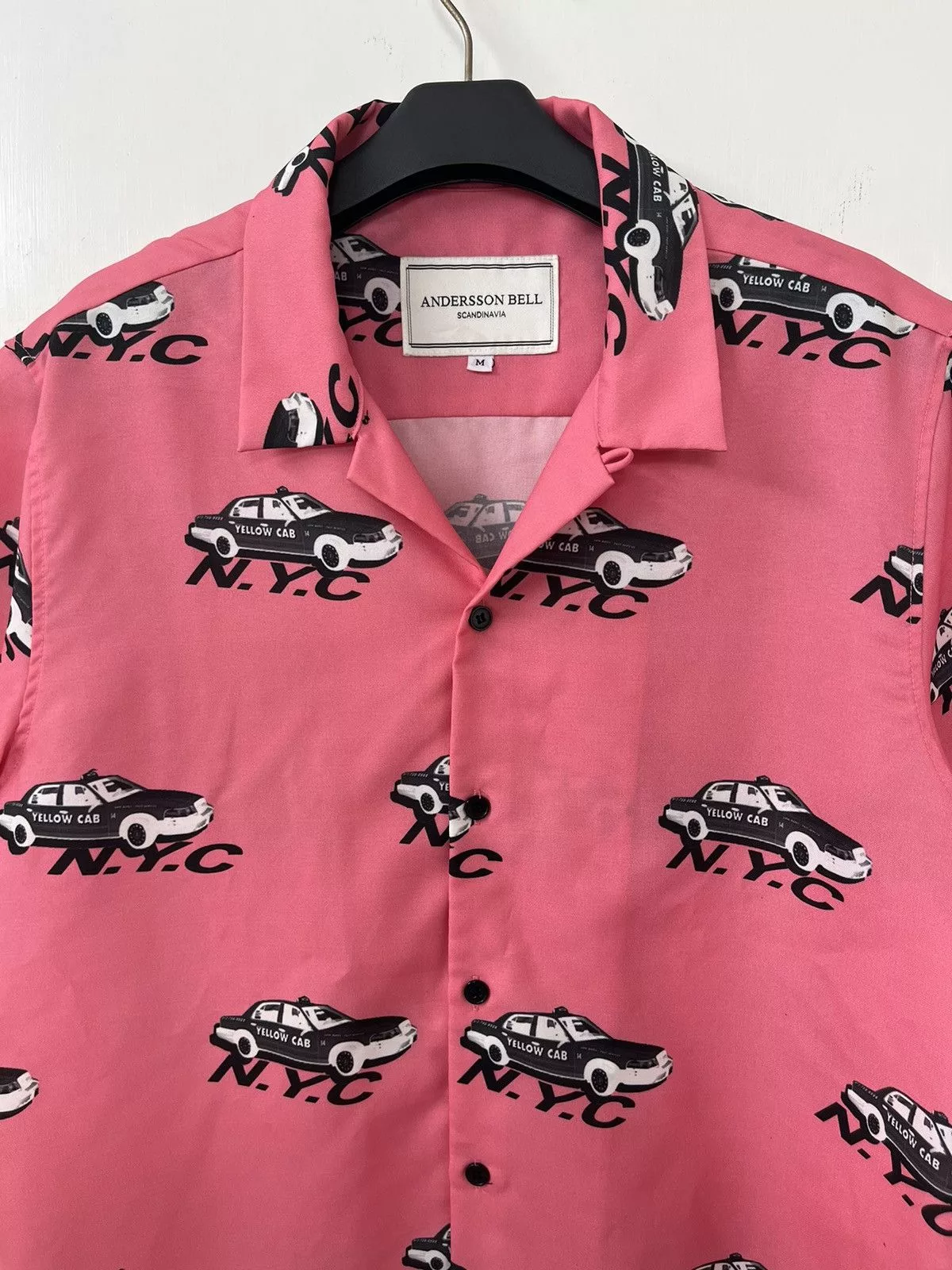 Andersson Bell Shirts Button Ups ANDERSSON BELL Scandinavia Shirts Yellow Cab N.Y.C Pink