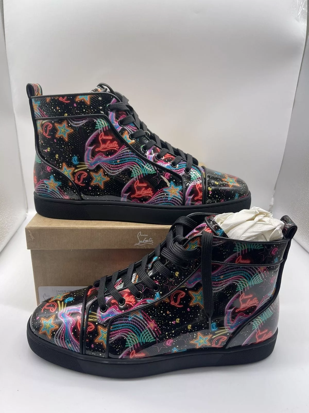 Christian Louboutin Hi Top Sneakers christian louboutin louis orlato flat Size Eu44 Black