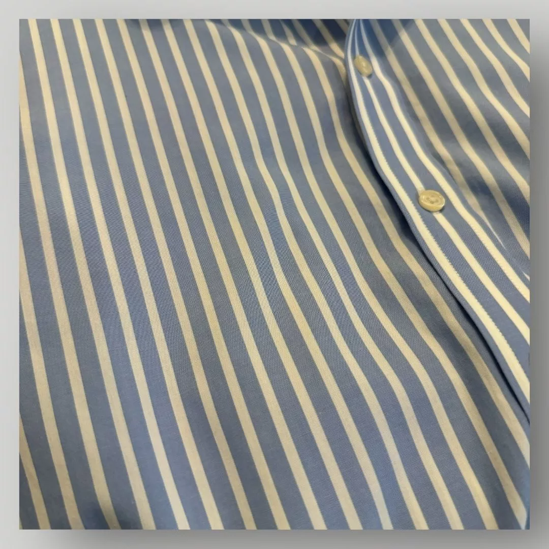 Charles Tyrwhitt Shirts Button Ups Charles Tyrwhitt Men's Striped Button Down Shirt Blue