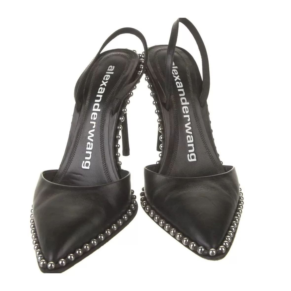 Alexander Wang Heels ALEXANDER WANG Leather Slingback Pumps 8.5 Black