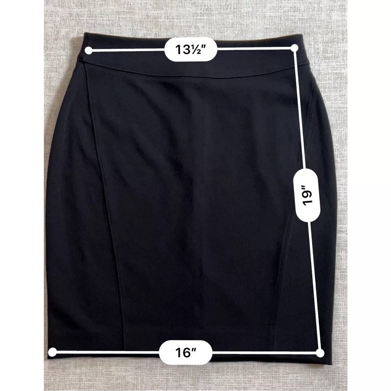 Loft Mini Skirts LOFT pencil skirt size 4 Black