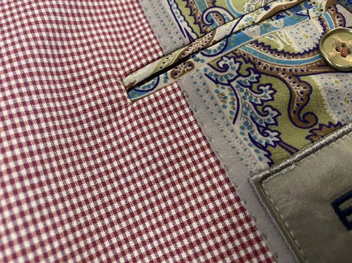 Etro Blazers Etro red check 2 Btn 007 safari leisure jacket nwt Multi