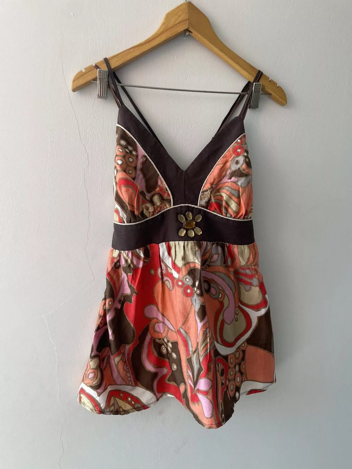 Vintage Blouses Vintage Y2k adil isik top Orange