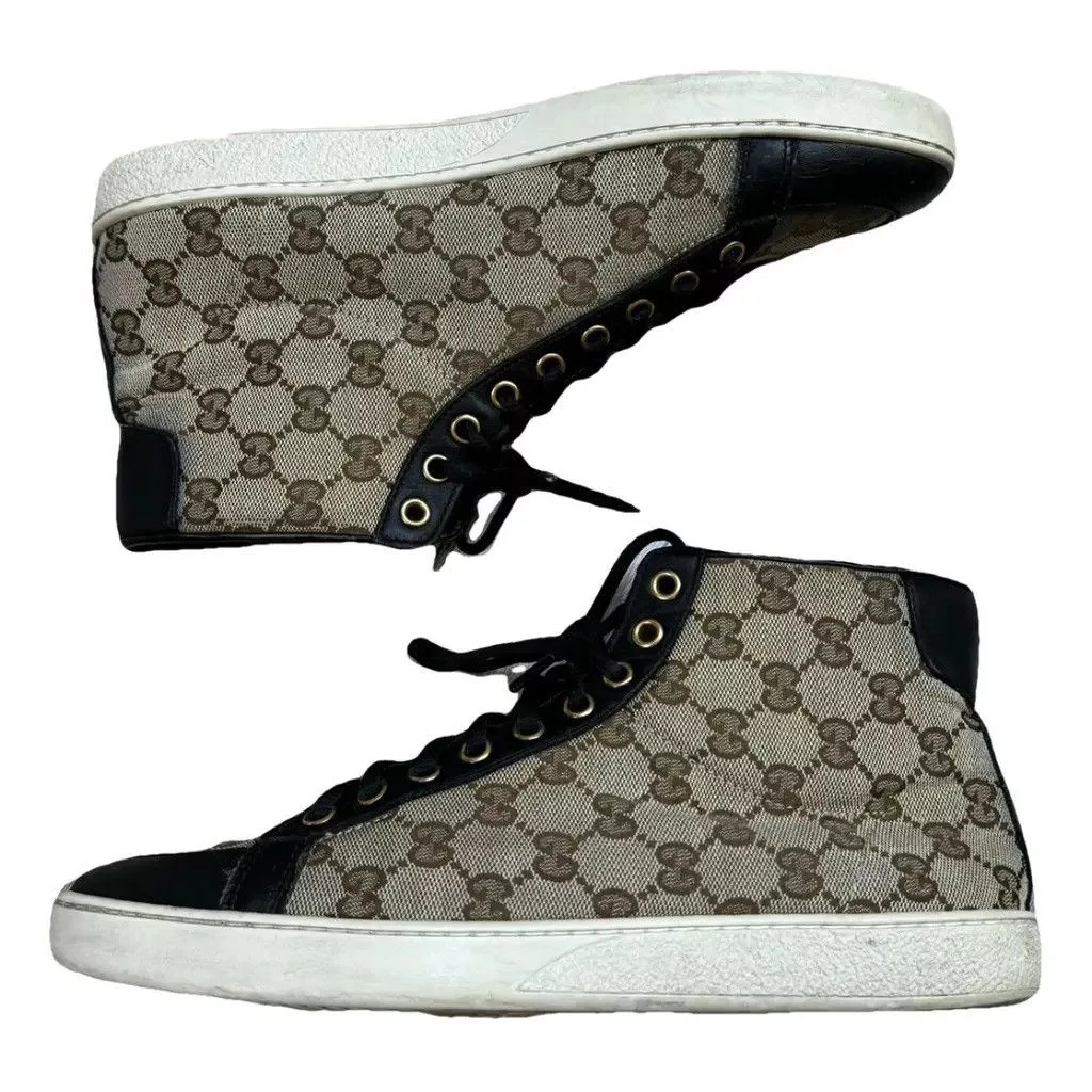 Gucci Boots Gucci monogram shoes Size: 38.5 Beige