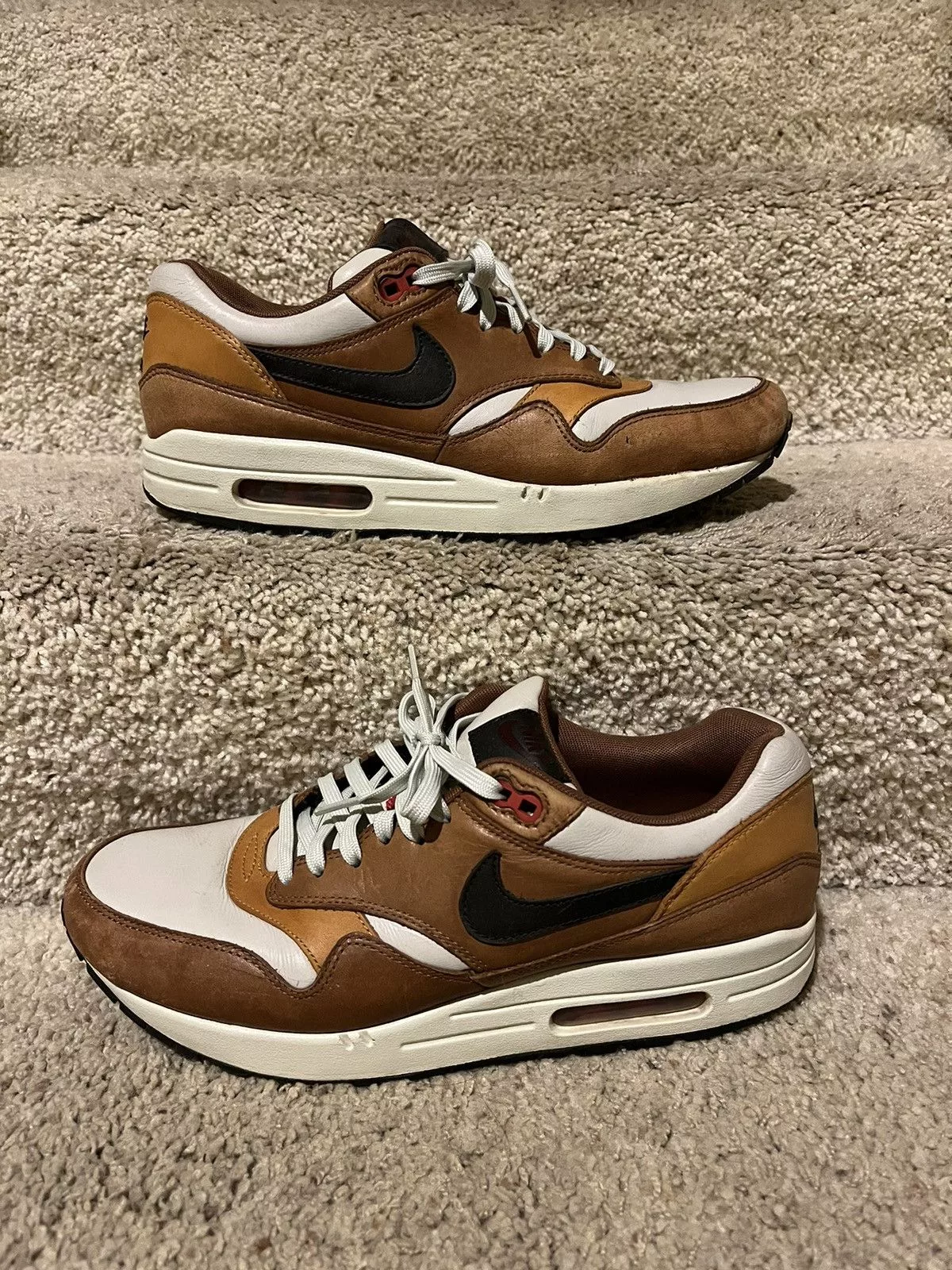 Nike Casual Leather Shoes Size 10.5 Nike Air Max 1 Escape Vechetta Tan 📦FAST SHIPPING📦 Brown