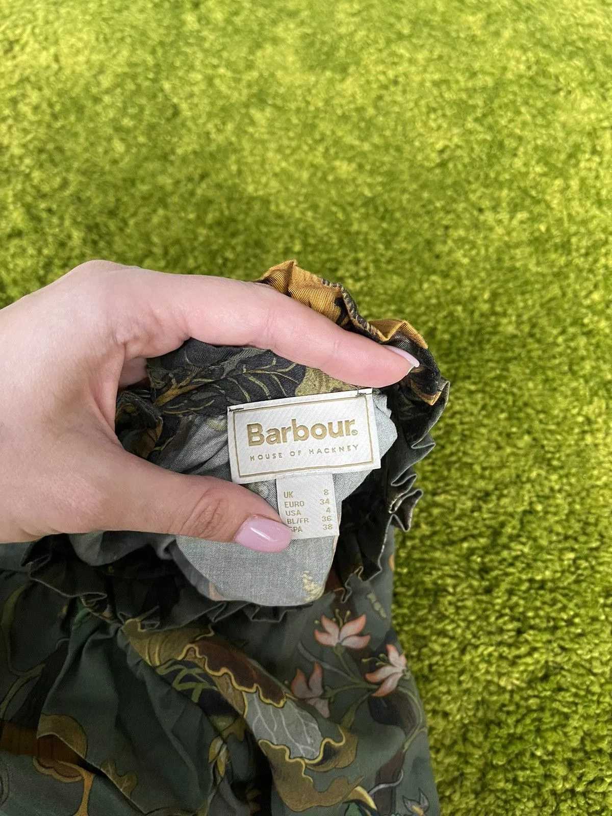 Barbour Blouses Barbour × Designer Barbour mabley top floral pattern blouse Brown Streetwear