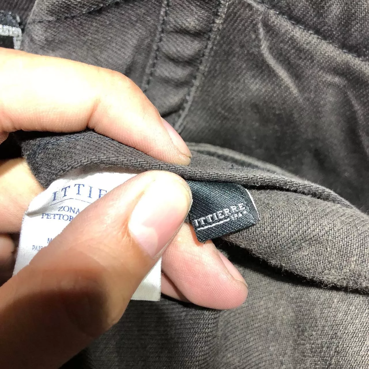 Versace Denim Jackets Versace Embroidered Logo Denim jacket Black