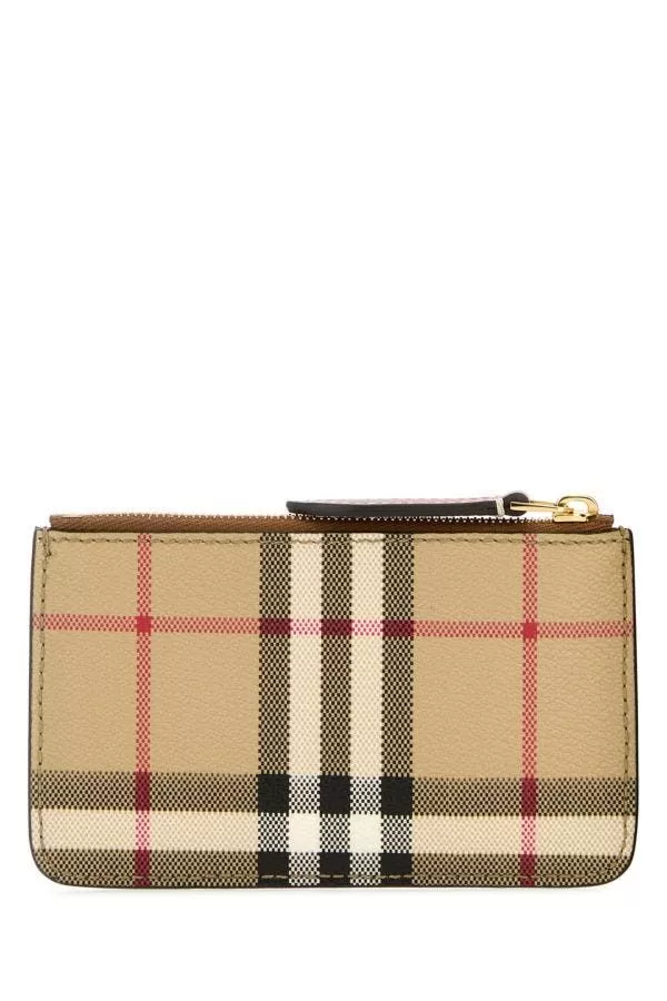 Burberry Wallets Burberry Printed E-Canvas Card Holder Multi