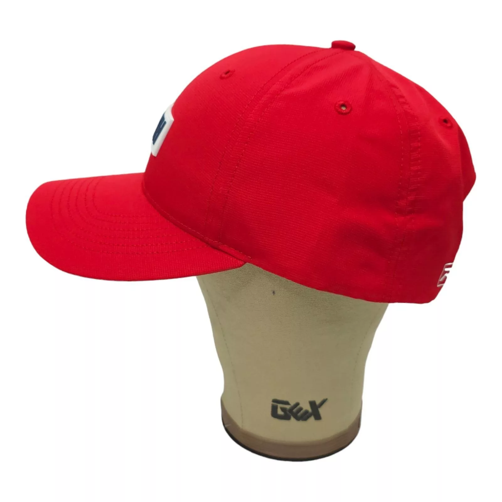 Richardson Hats Richardson South Rubber Patch Performance Strapback Cap Red