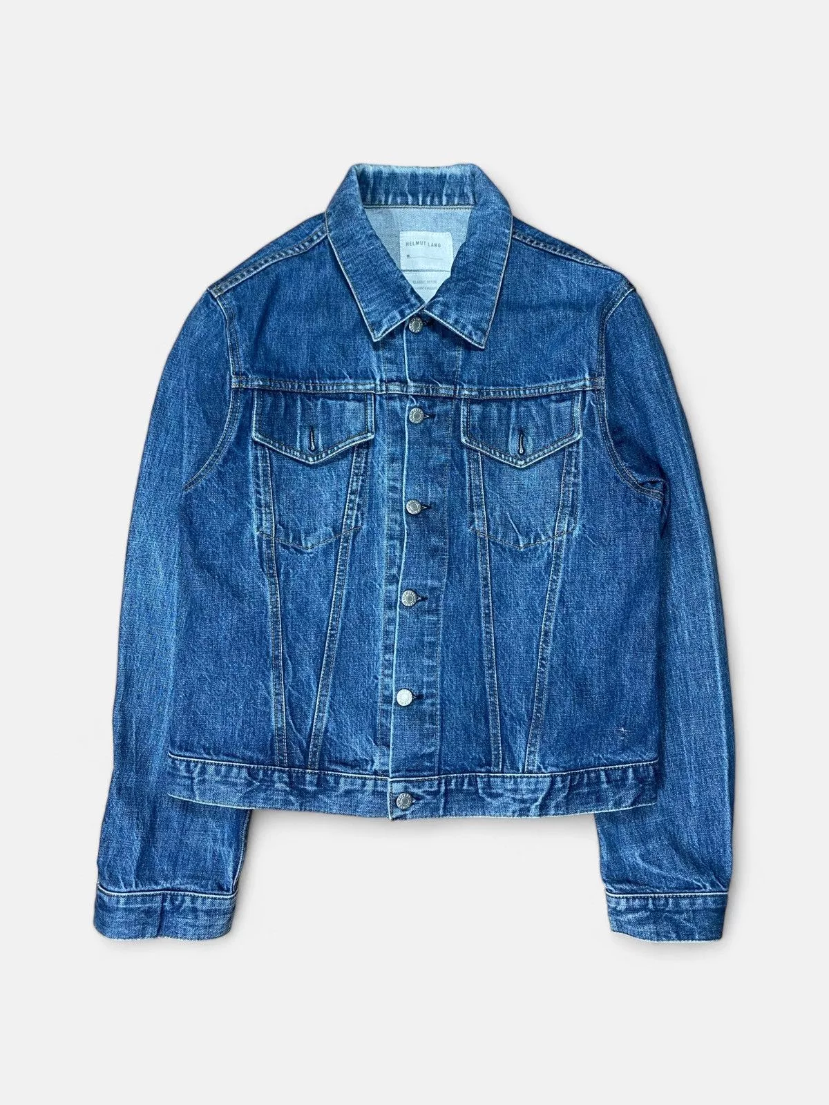 Helmut Lang Denim Jackets Helmut Lang - Classic 2 Pockets Denim Jacket Blue