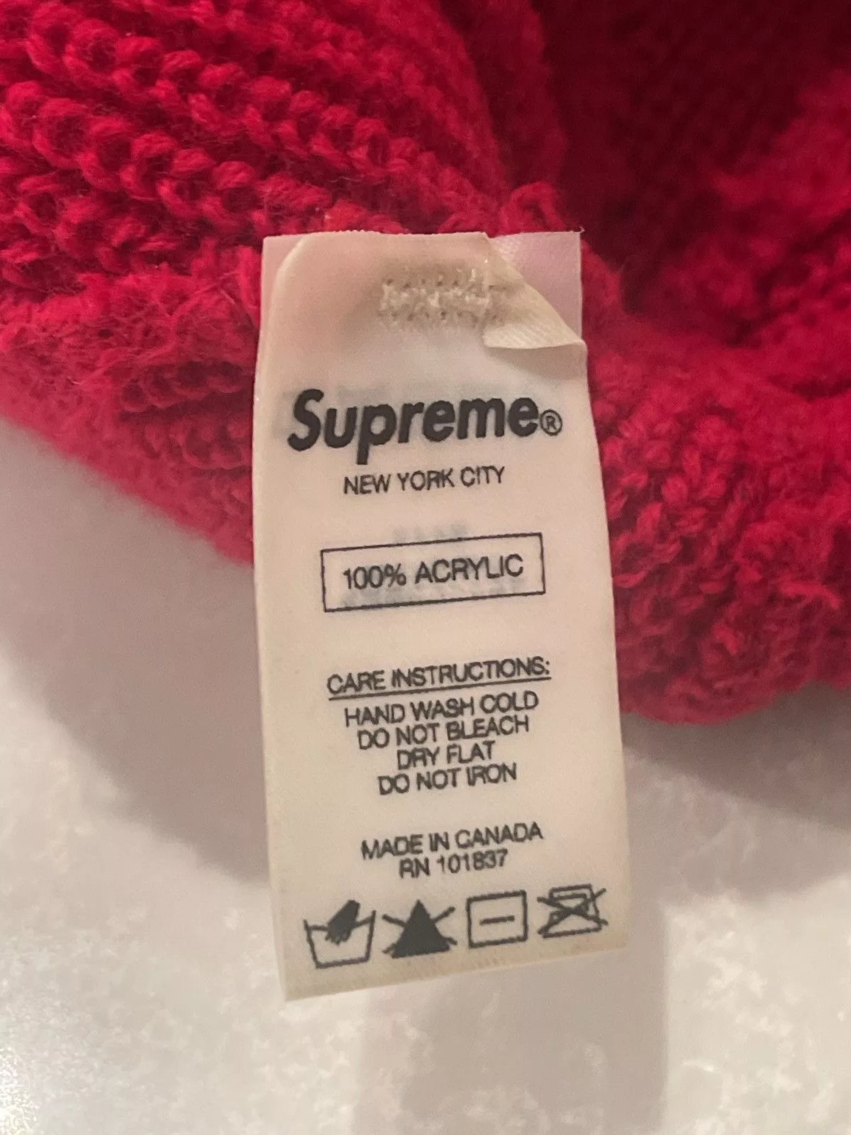 Supreme Hats Supreme Beanie Red