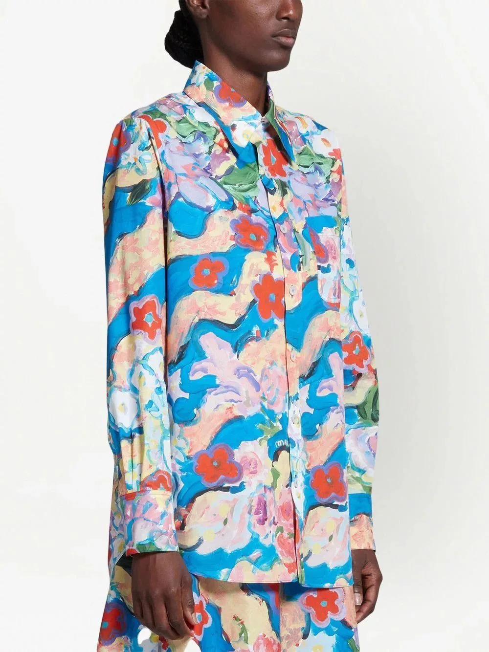 Marni Button Ups Marni o1srvl11e0624 Shirt in Multicolor