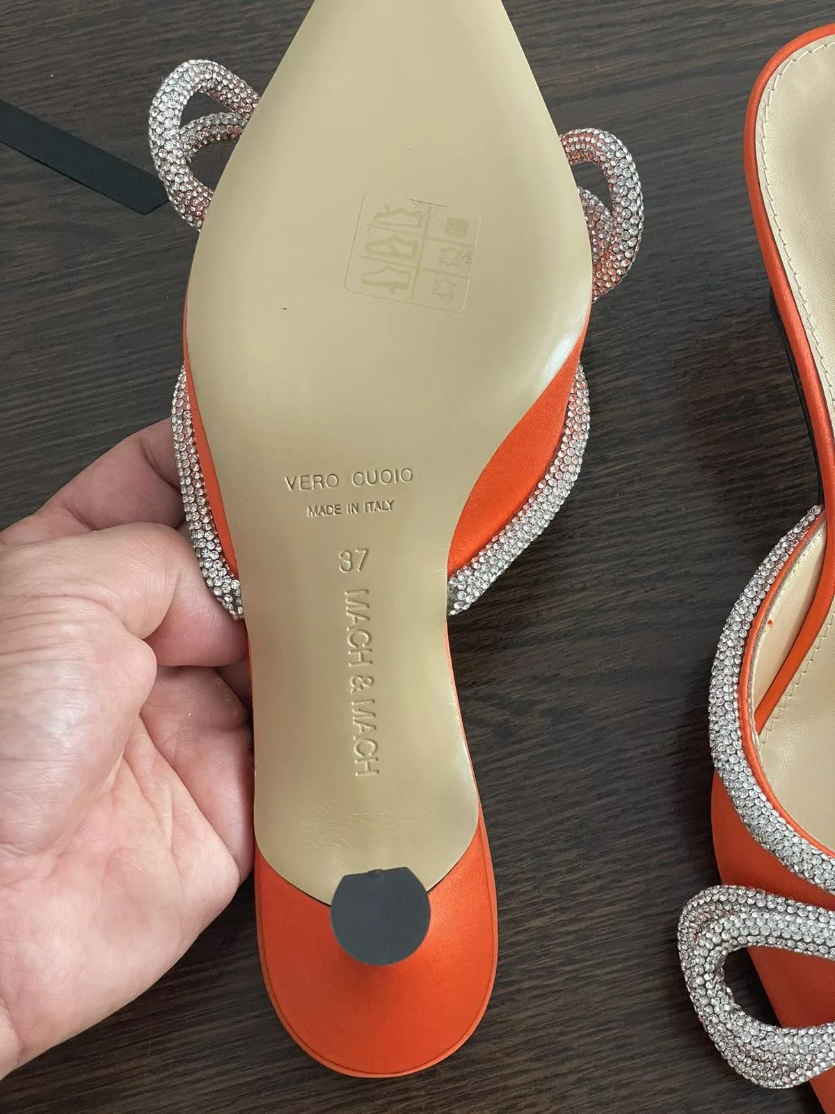 MACH & MACH Mules MACH & MACH Mach&Mach Mules Orange