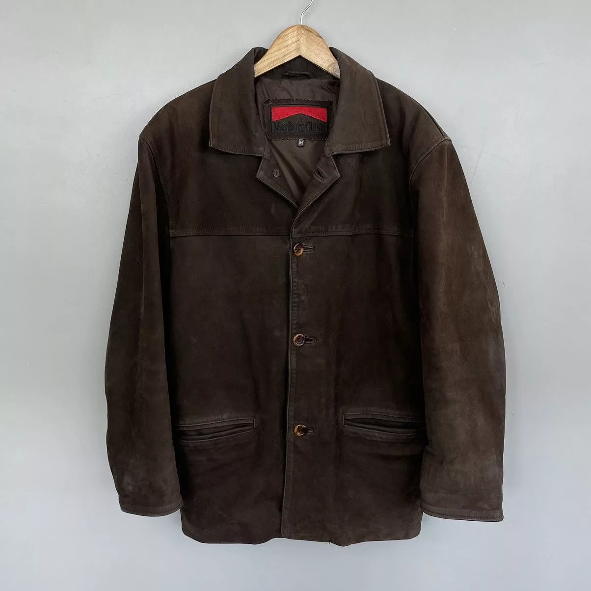Marlboro Leather Jackets Marlboro × Vintage Rare find Vintage Marlboro classic jacket Brown