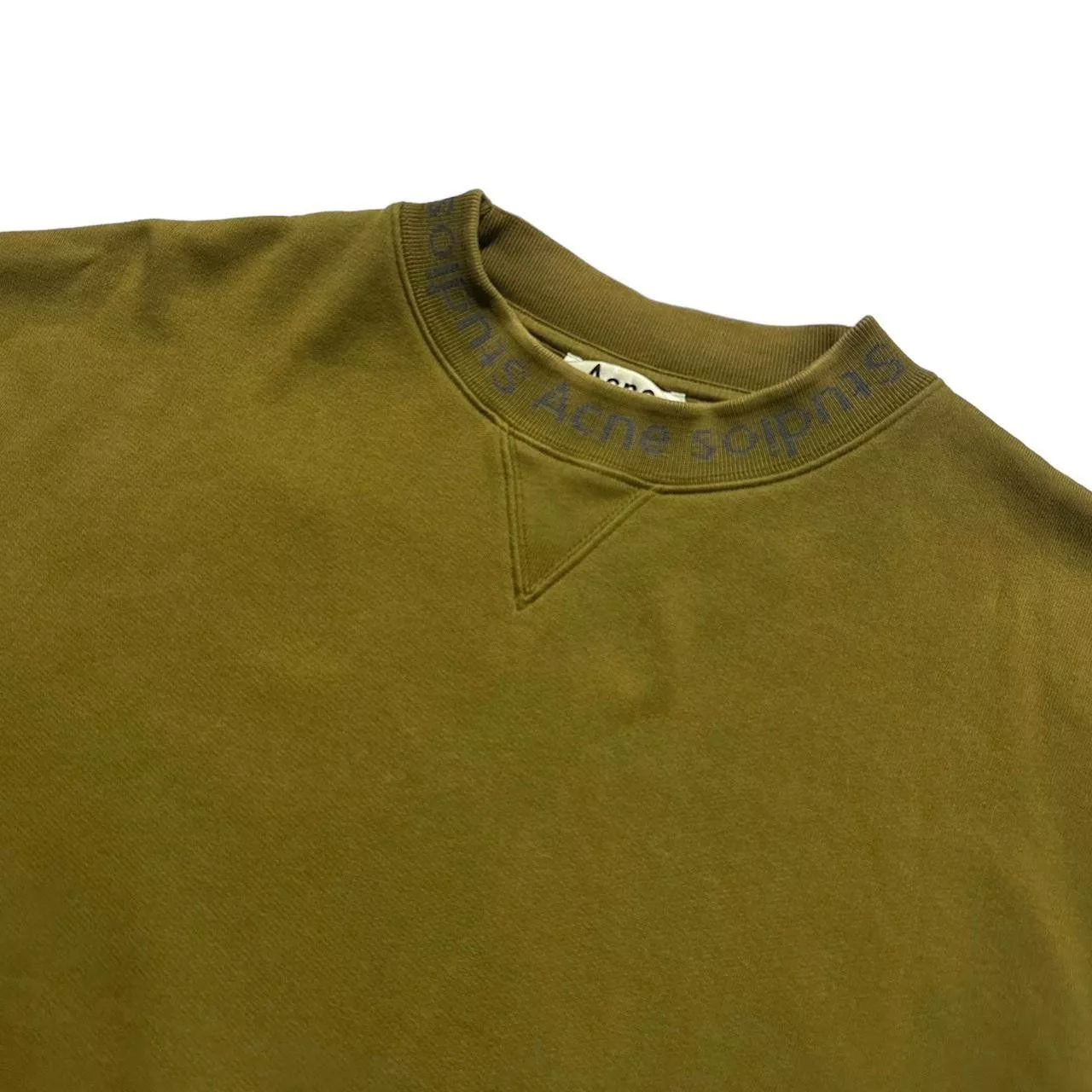 Acne Studios Sweaters Knitwear Acne Studios Flogho Ribbed Neck Pullover Jumper Brown