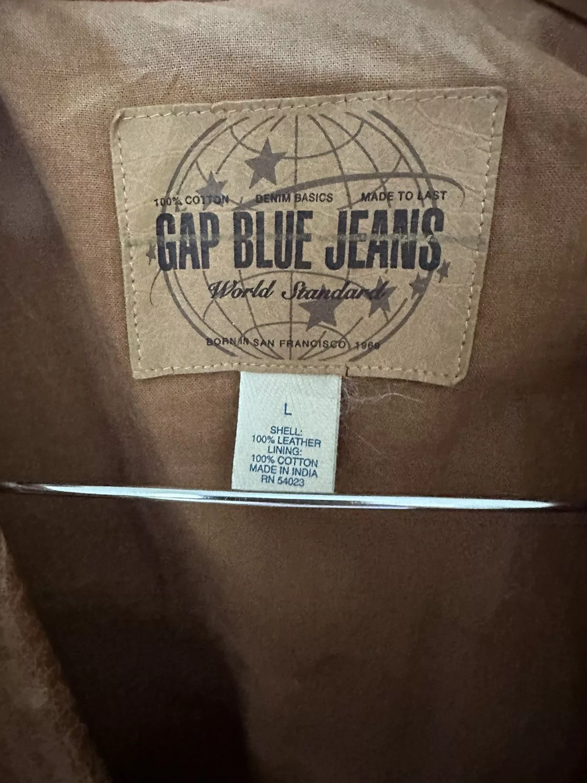 Gap Leather Jackets Gap Brown leather jacket