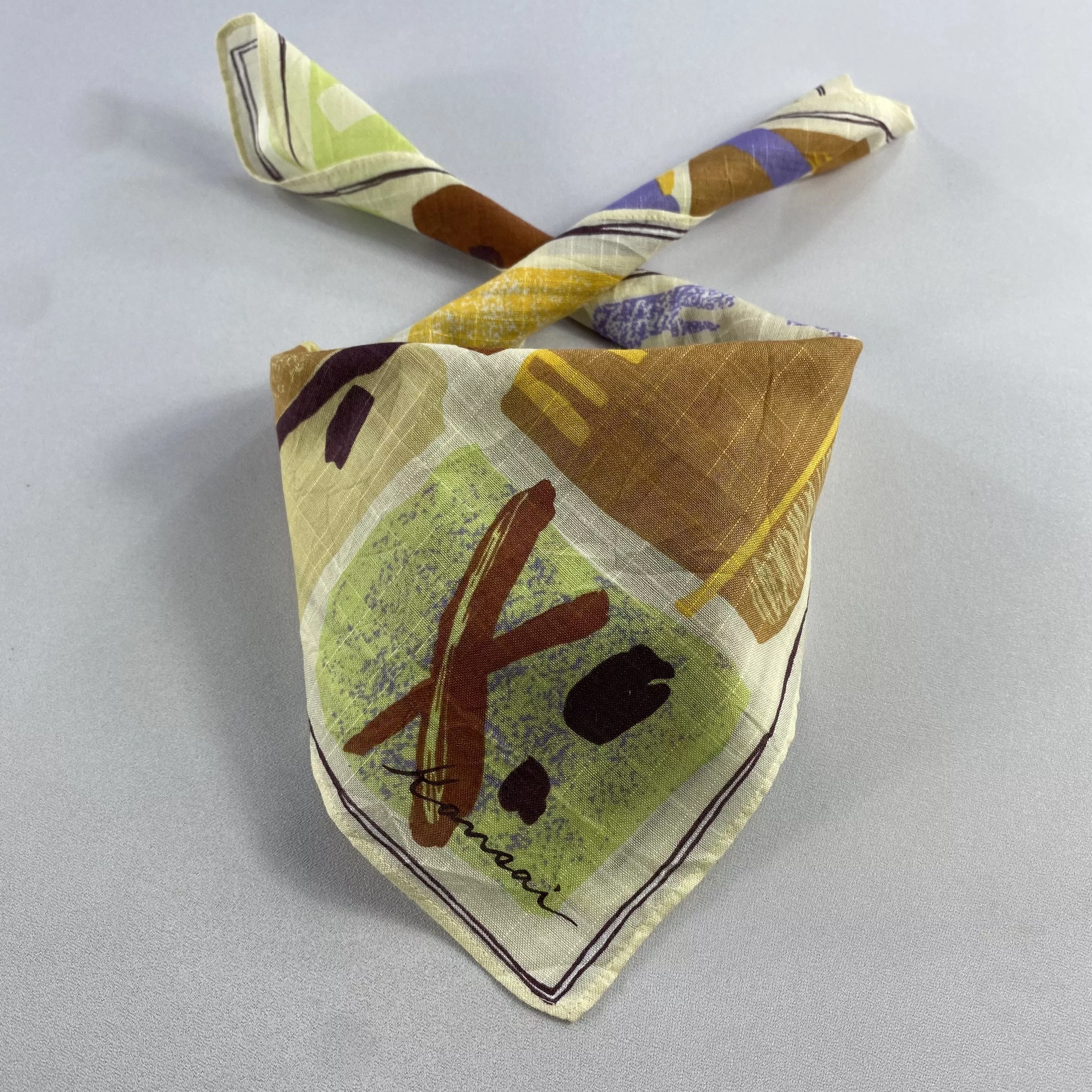 Kansai Yamamoto Ties Pocketsquares Kansai Yamamoto × Vintage Kansai Yamamoto Bandana/ Handkerchief / Neckerchief Multi