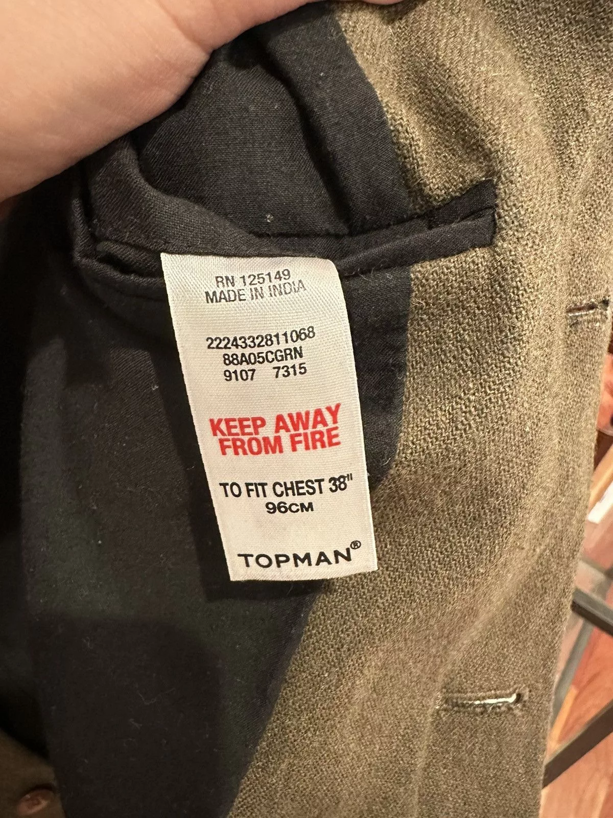 Topman Suits Topman 3 Button Wool & Cotton Suit Green