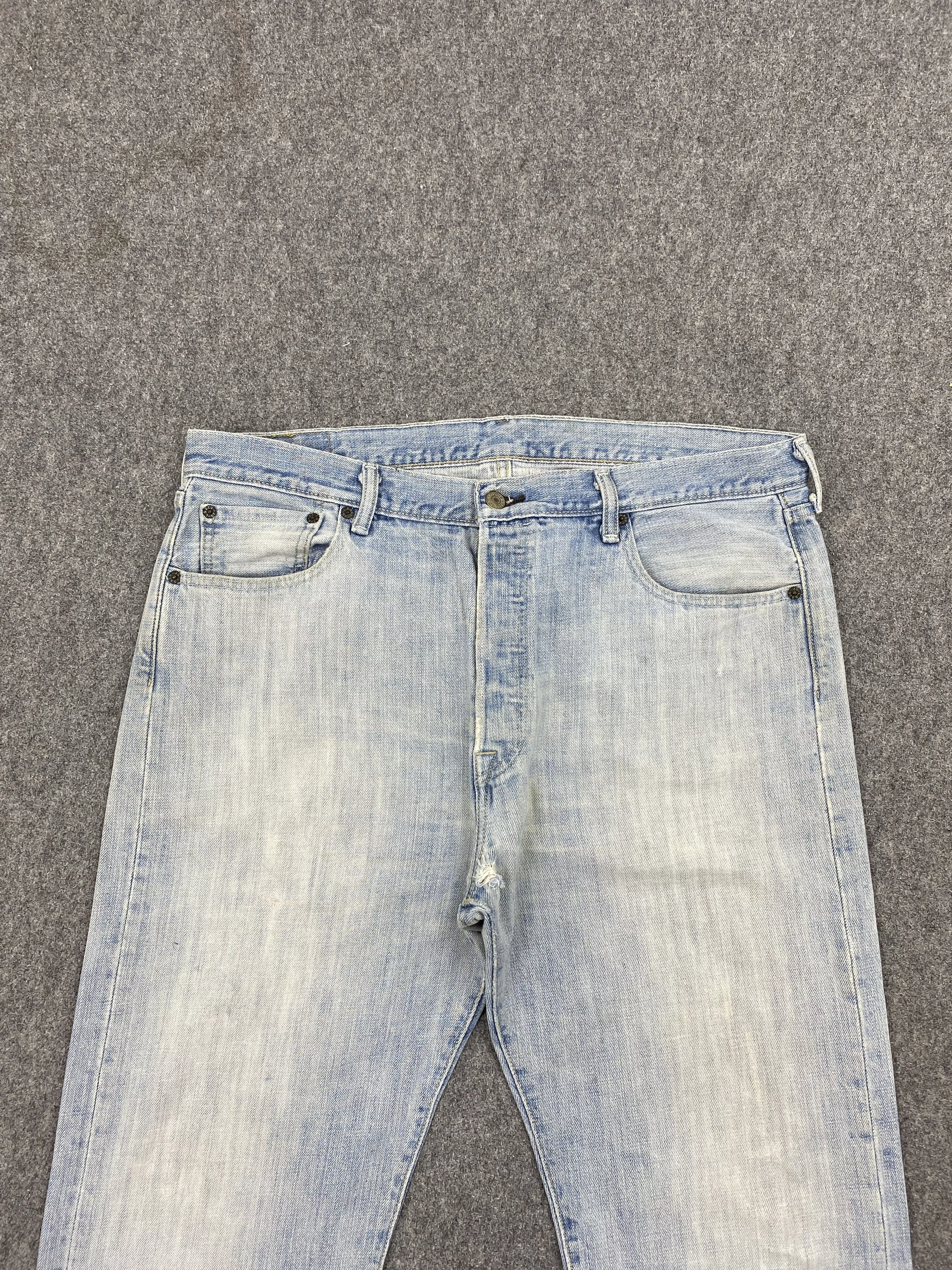 Levi's Denim Levi's × Vintage Light Washed Vintage Levis 501 Denim Jeans Blue