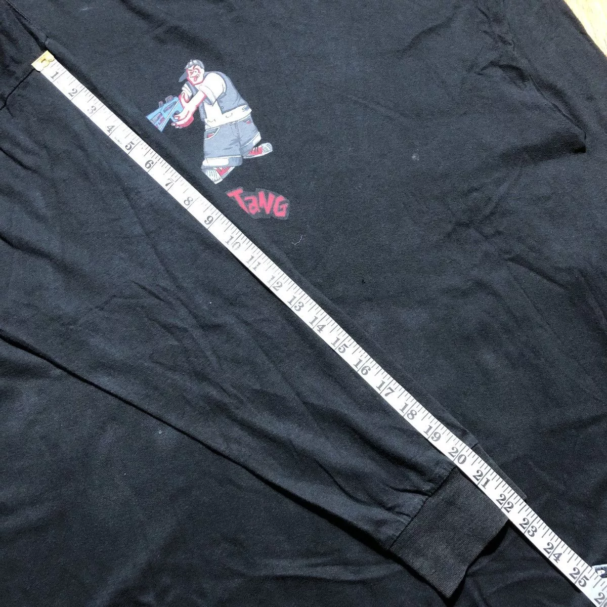 Rap Tees Long Sleeve T Shirts Rap Tees Rap Tee “MusTang” Black