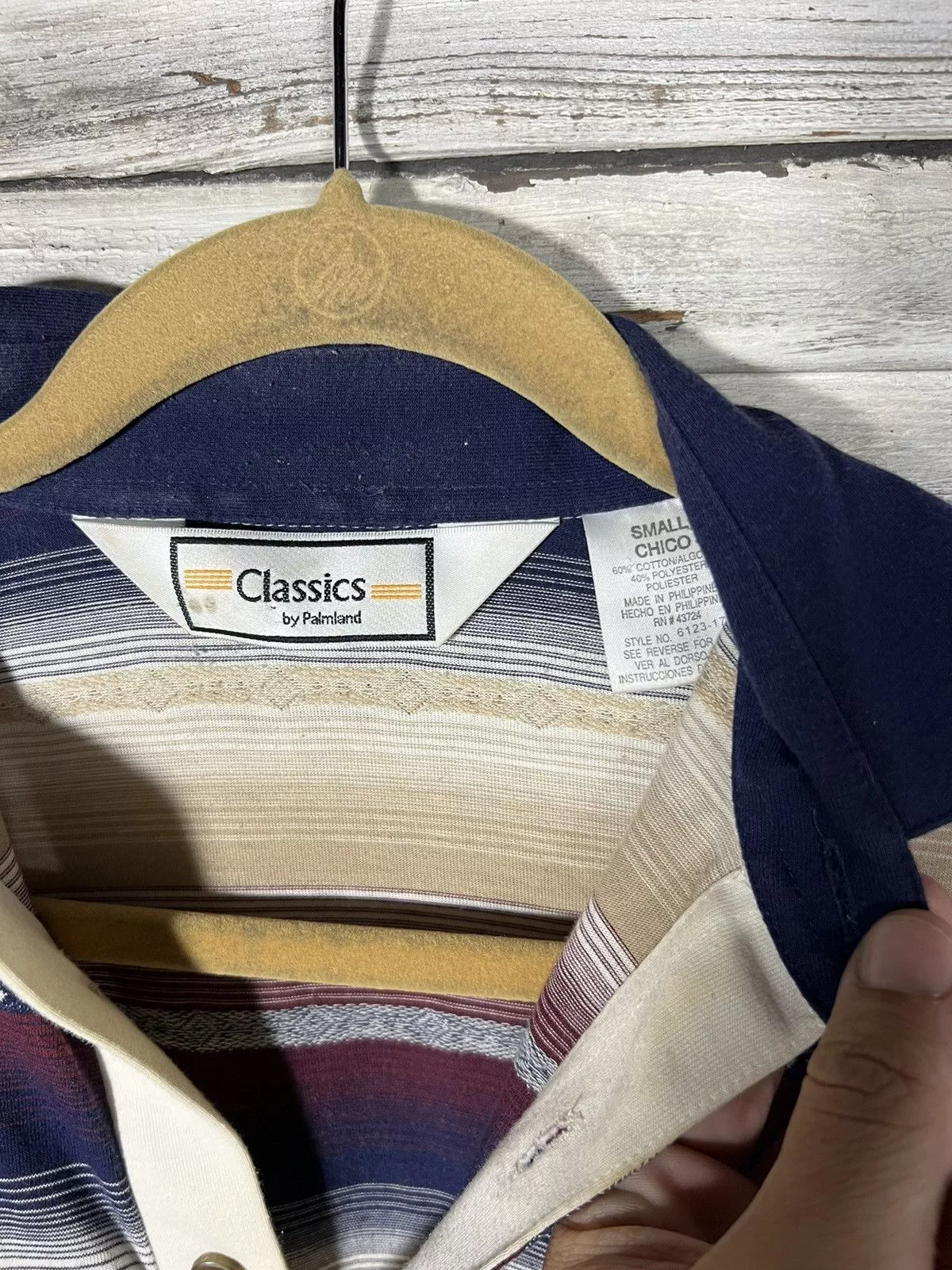Vintage Polos Vintage AOP Polo Blue