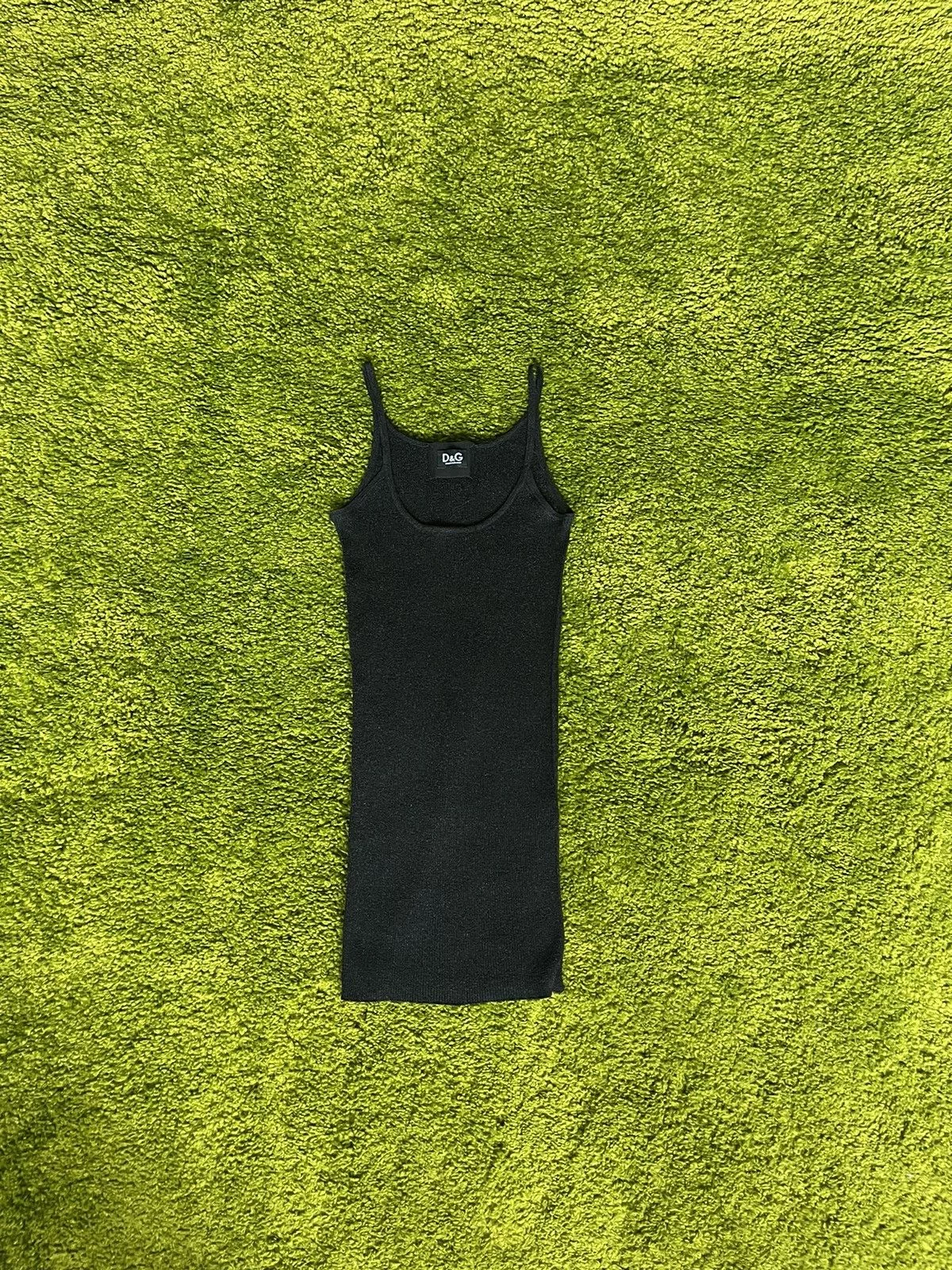 Designer Tank Tops Designer × Dolce & Gabbana Dolce & Gabbana D&G shining lurex knit tank top Black Luxury