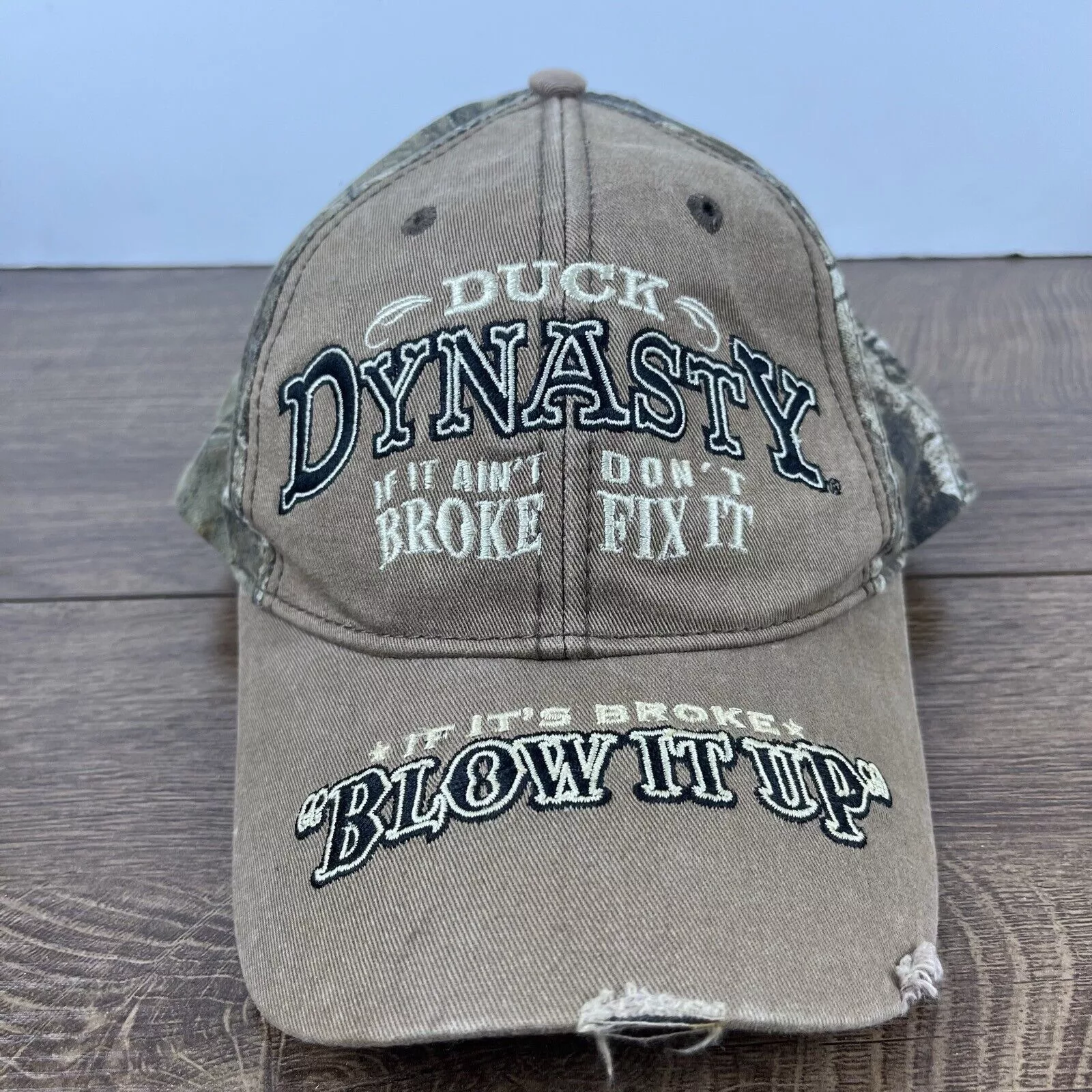 Other Hats Other Duck Dynasty Hat If it aint broke Adjustable Hat Tan Brown H