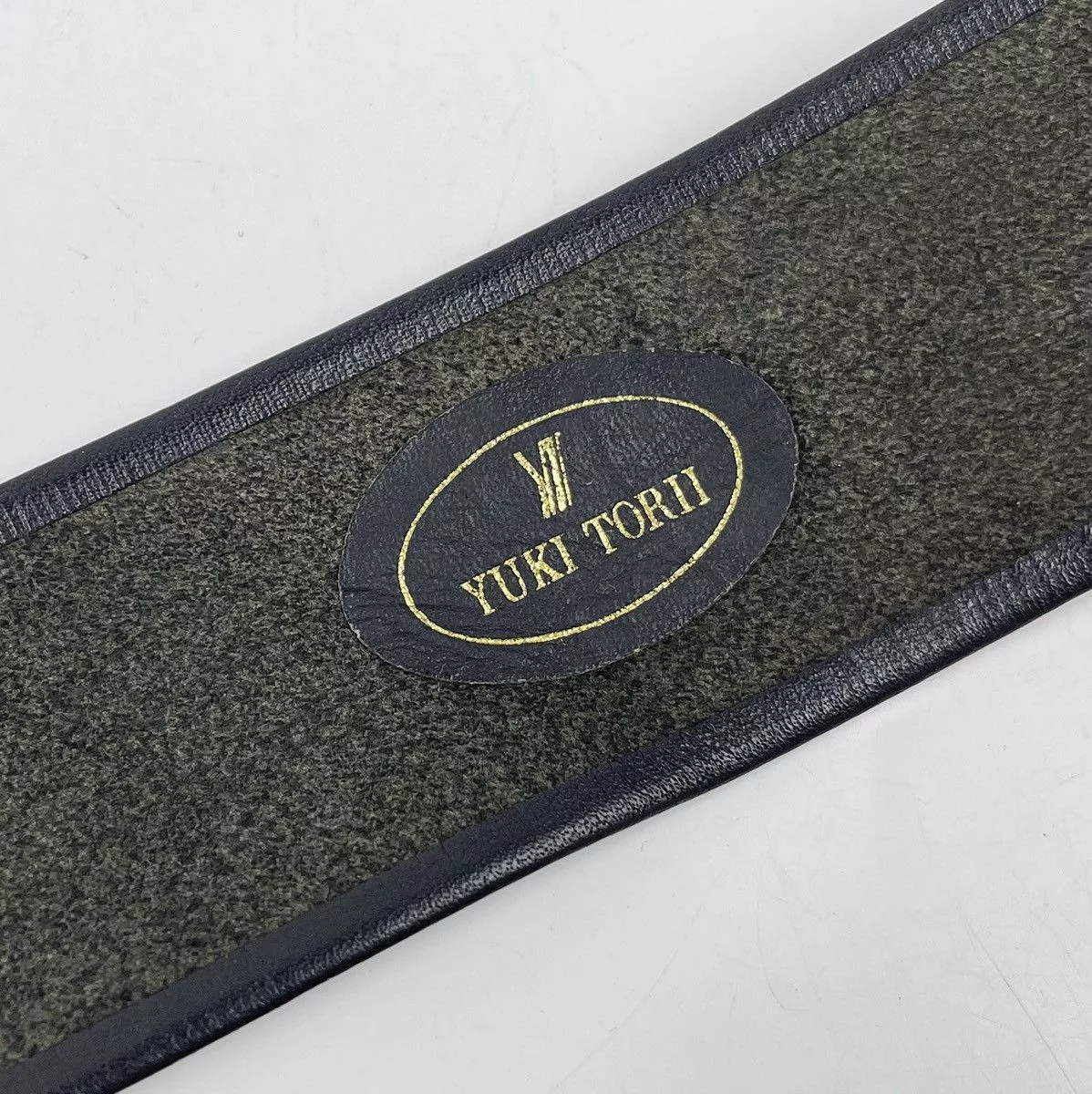 Genuine Leather Belts Genuine Leather × Japanese Brand yuki torii leather belt tc18 Black