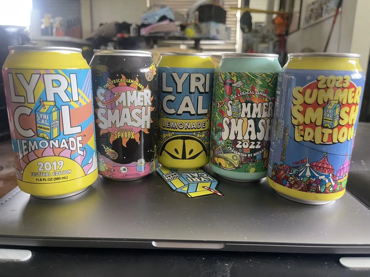 Lyrical Lemonade Miscellaneous Lyrical Lemonade Summer Smash Exclusive Can Collection Yellow