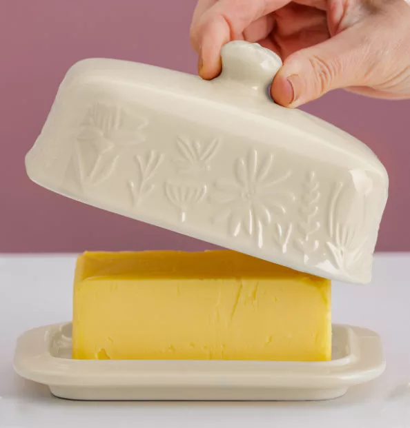 In The Meadow Butter Dish