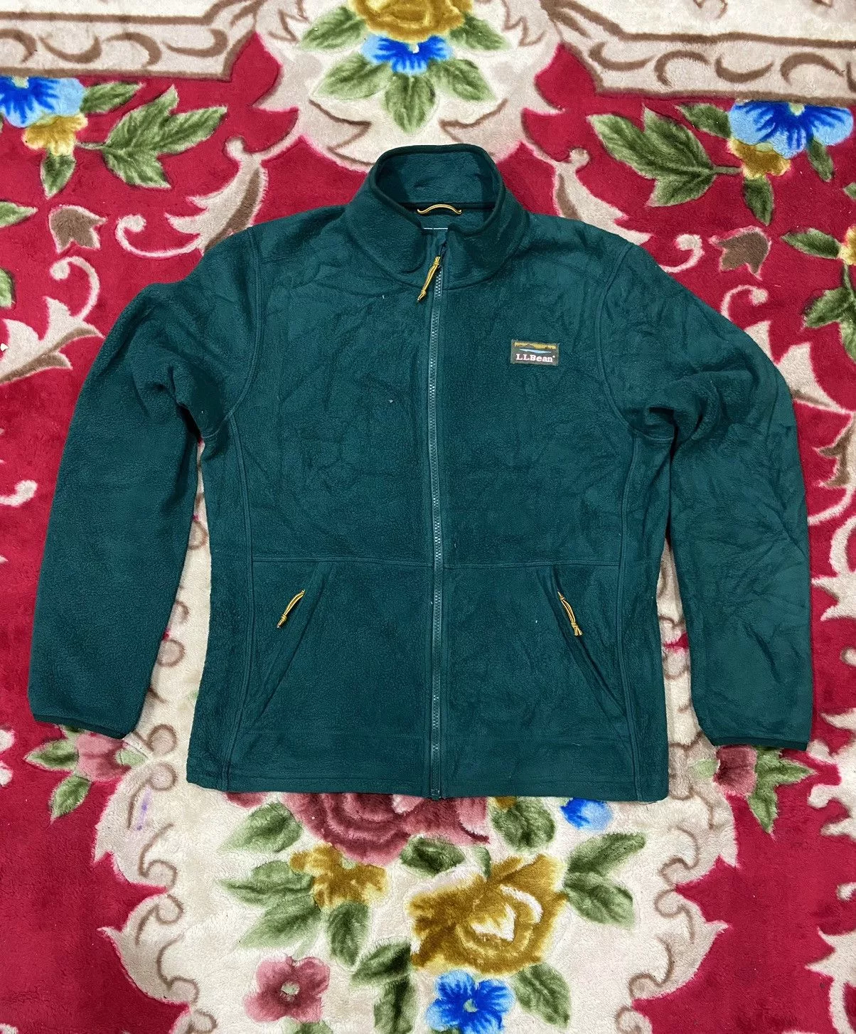 L.L. Bean Light Jackets L.L. Bean L.L Bean Fleece Zipper Jacket Green