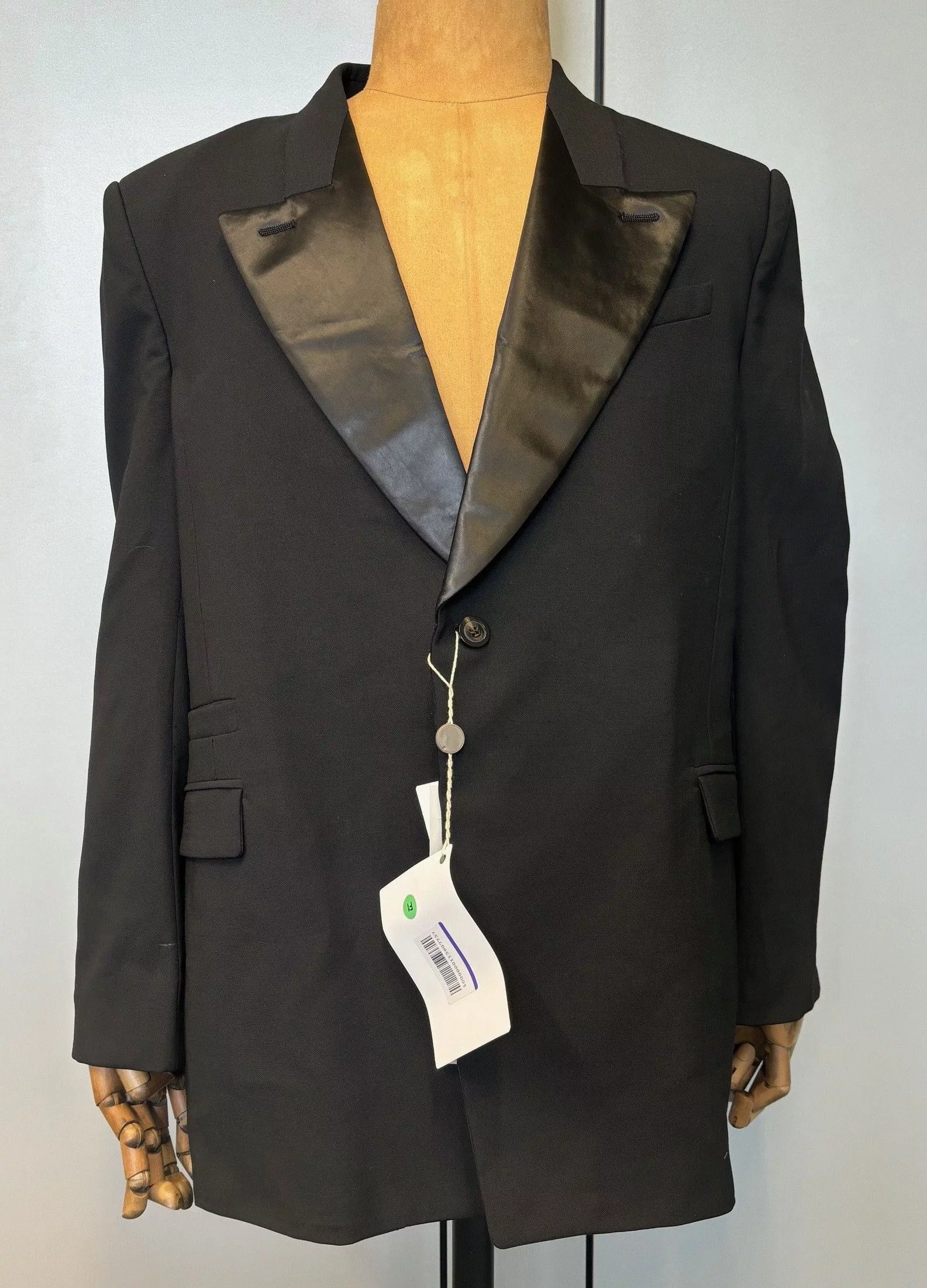 Rick Owens Blazers Rick Owens Blazer Performa F/W 20, RU20F3756 WPQLX, Size 56 Black