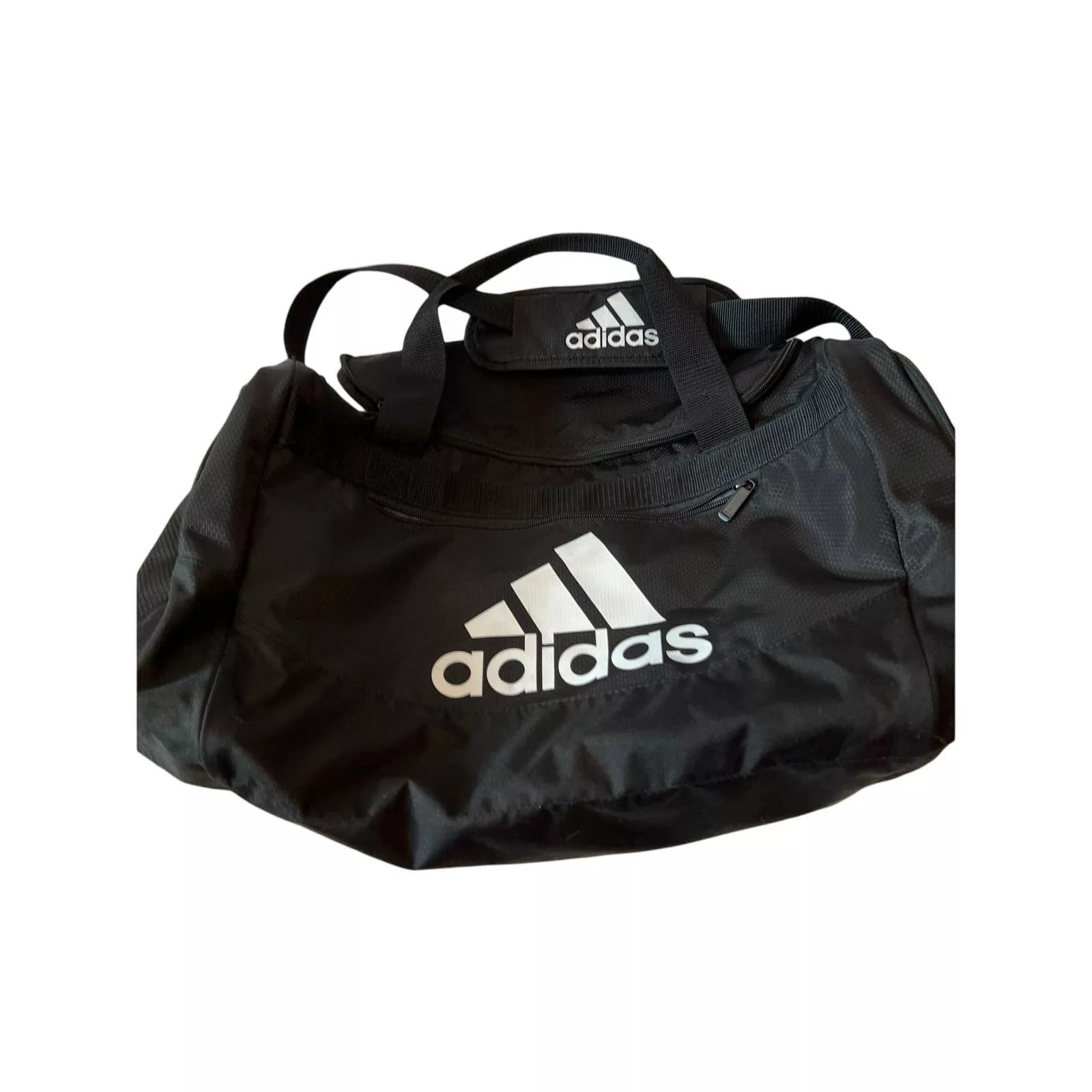 Adidas Bags Luggage Adidas Black White Gym Bag 18"x12"x12"