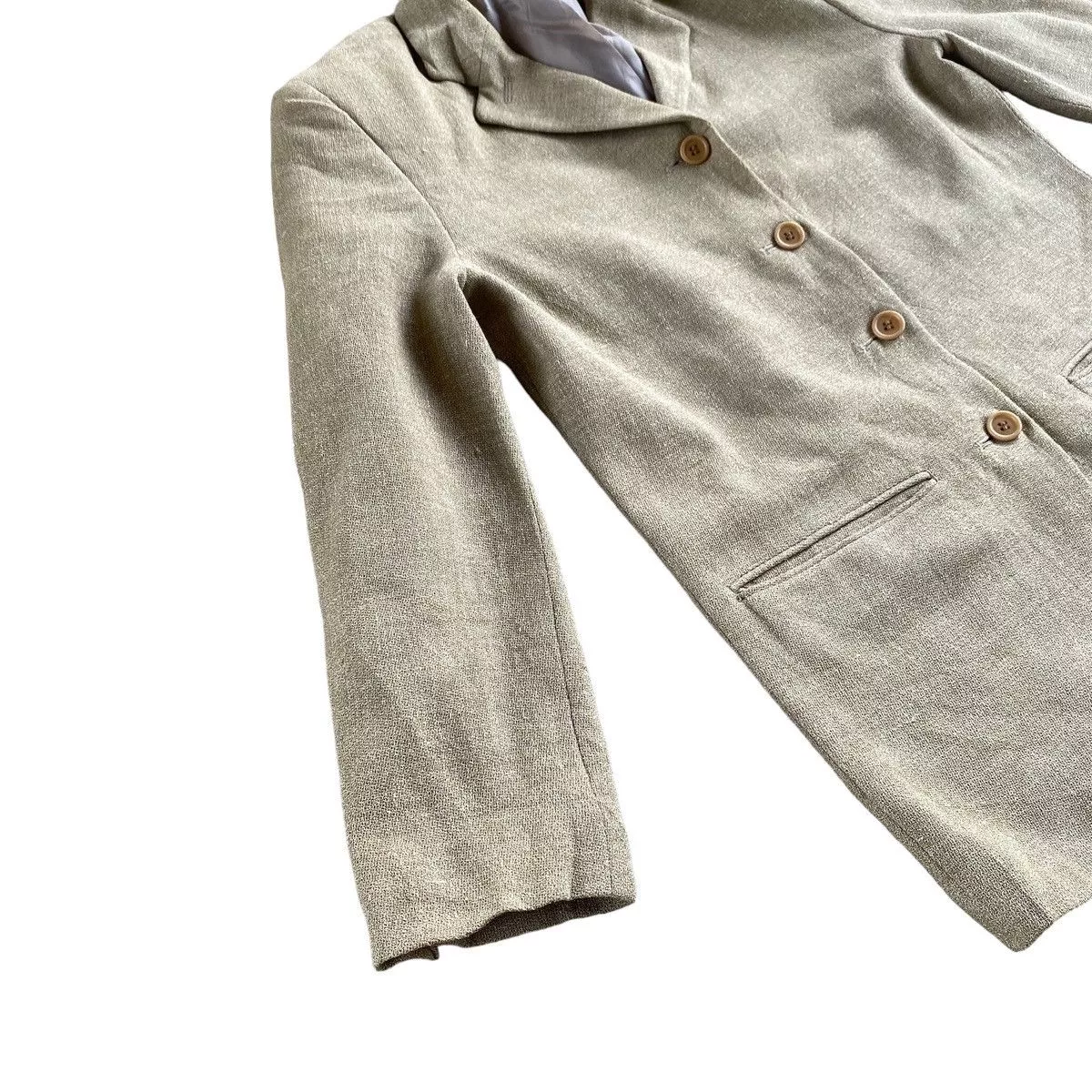 Calvin Klein Light Jackets Calvin Klein × Designer Calvin Klein Double Breasted Blazer Brown