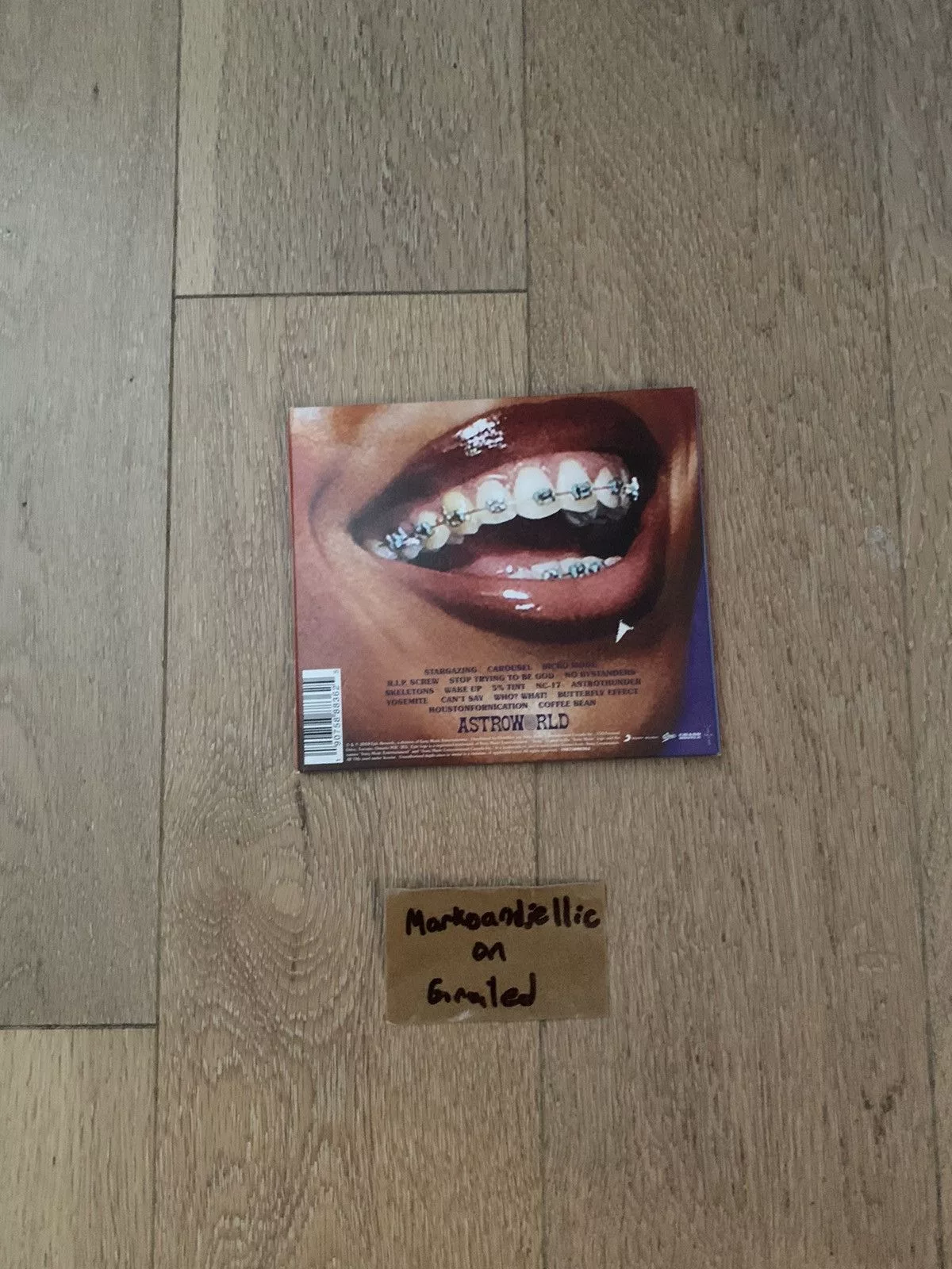 Travis Scott Miscellaneous Travis Scott Astroworld One Disc CD White