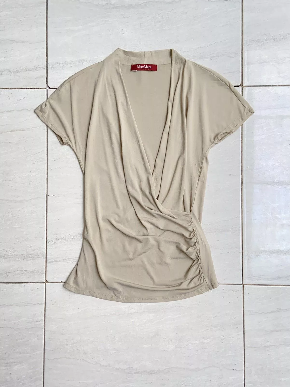 Max Mara Short Sleeve T Shirts MAX MARA Brown T-Shirt