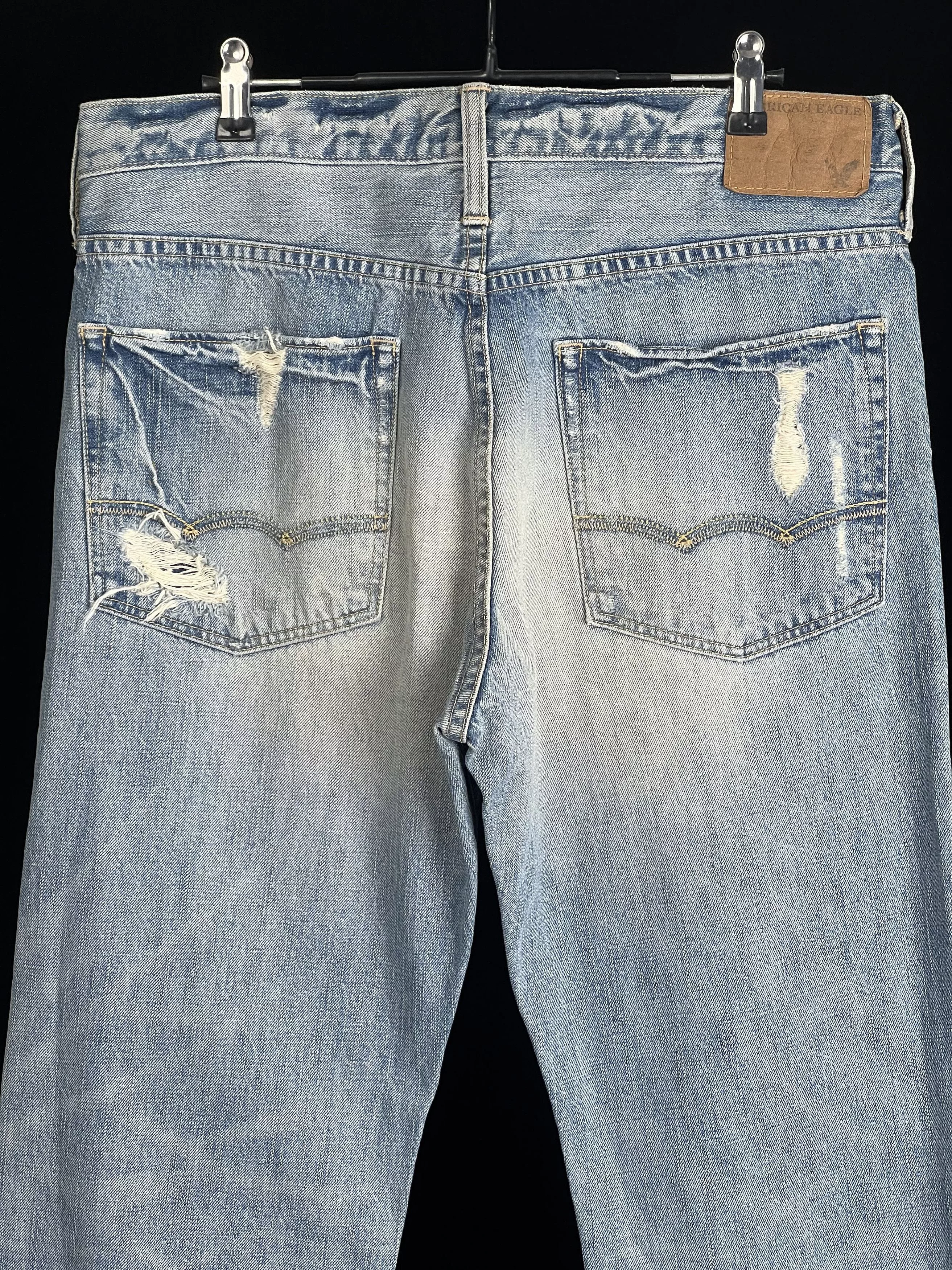 American Eagle Outfitters Denim American Eagle Outfitters Light Wash Bootcut Jeans Jambe Semi-evasee Denim Blue