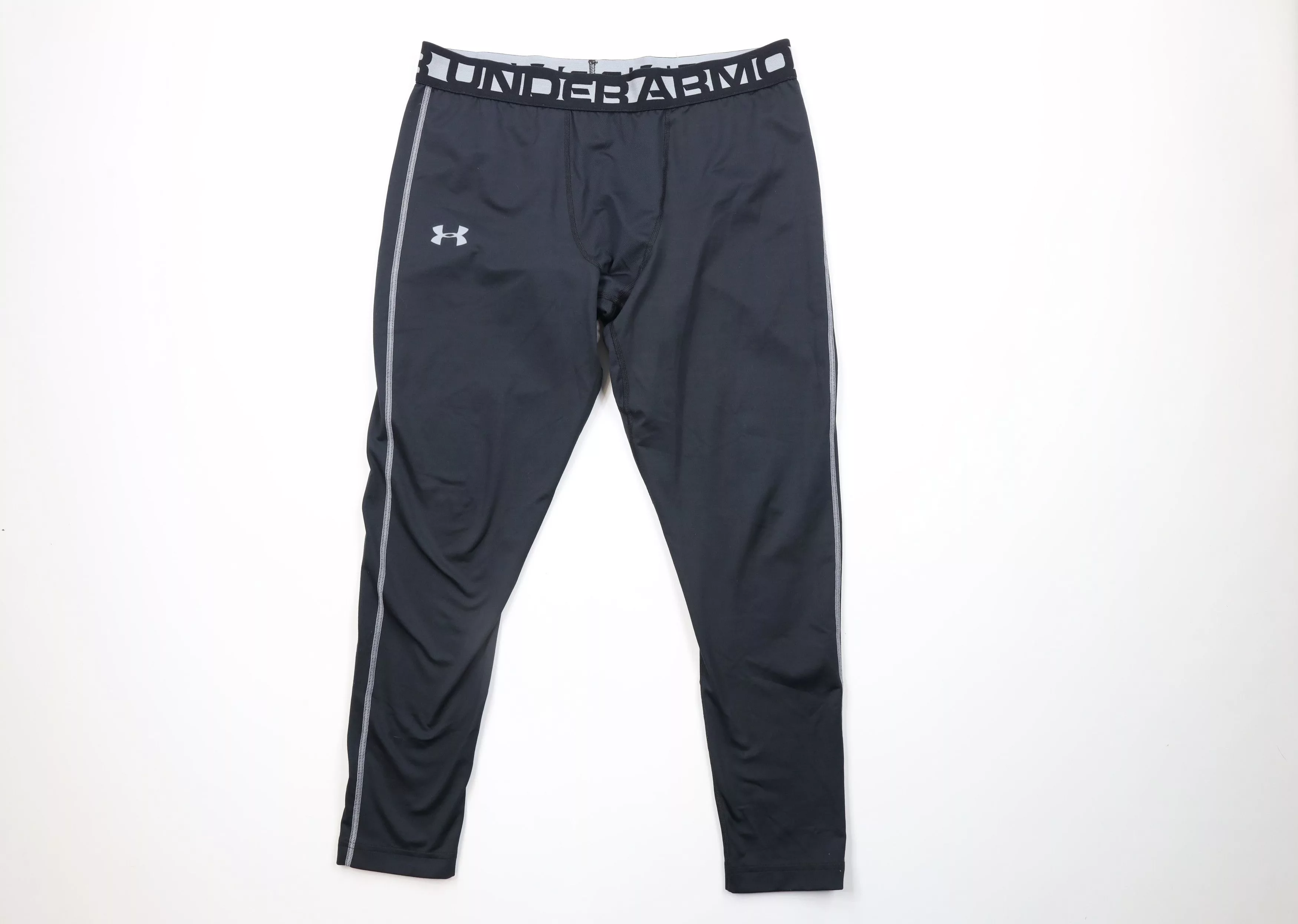 Under Armour Casual Pants Under Armour × Vintage Under Armour Compression Training Gym Tights Pants Black